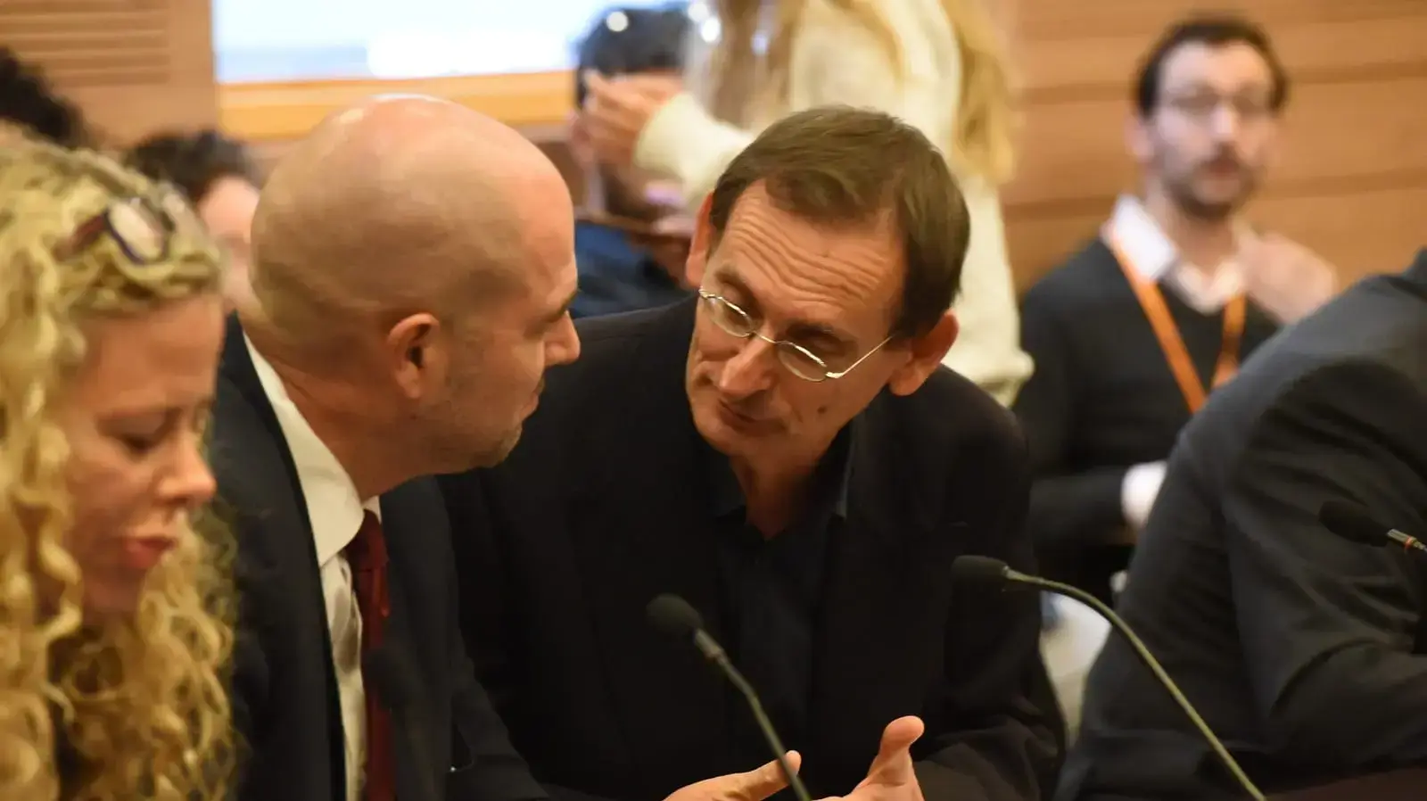 ח"כ מיקי זוהר מהליכוד, דב חנין מחד"ש ואיילת נחמיאס רבין מהמחנה הציוני, 26 בדצמבר 2018 ח"כ מיקי זוהר מהליכוד, דב חנין מחד"ש ואיילת נחמיאס רבין מהמחנה הציוני, 26 בדצמבר 2018