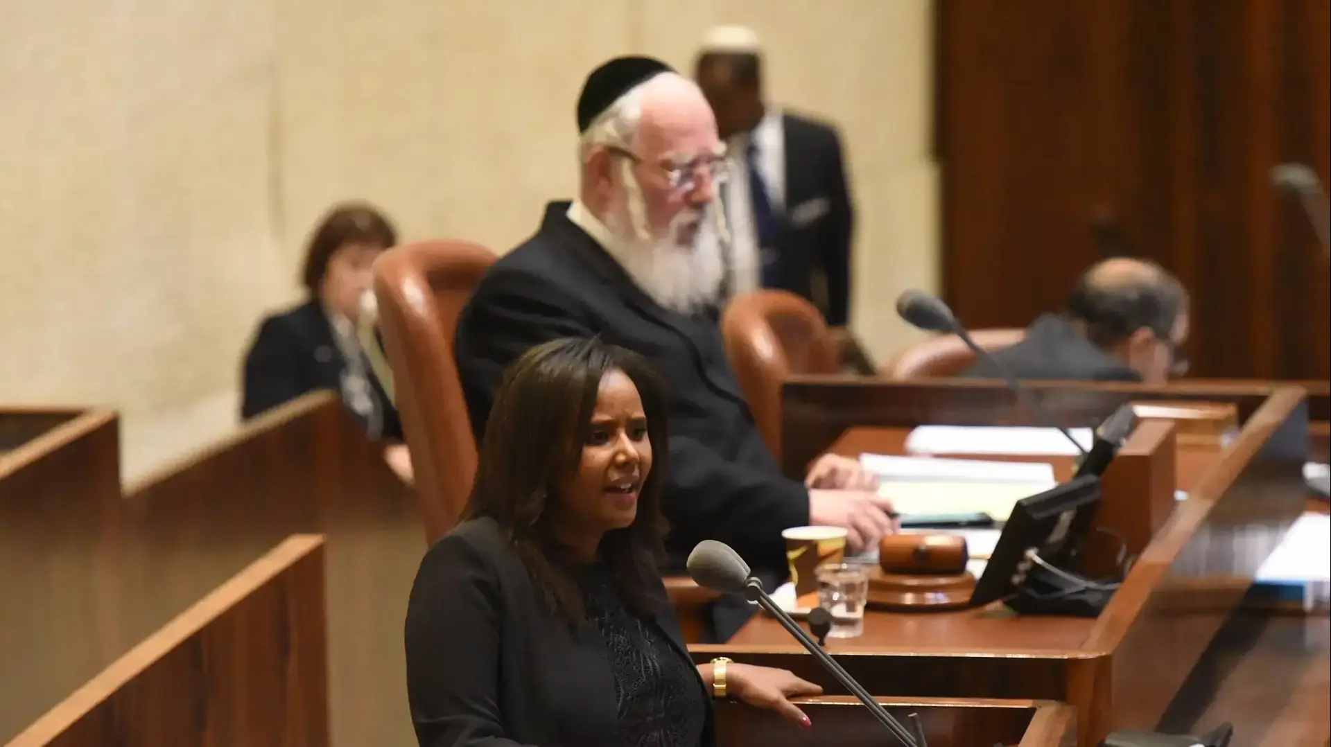 פנינה תמנו-שטה במליאת הכנסת 26 בדצמבר 2018 פנינה תמנו-שטה במליאת הכנסת 26 בדצמבר 2018