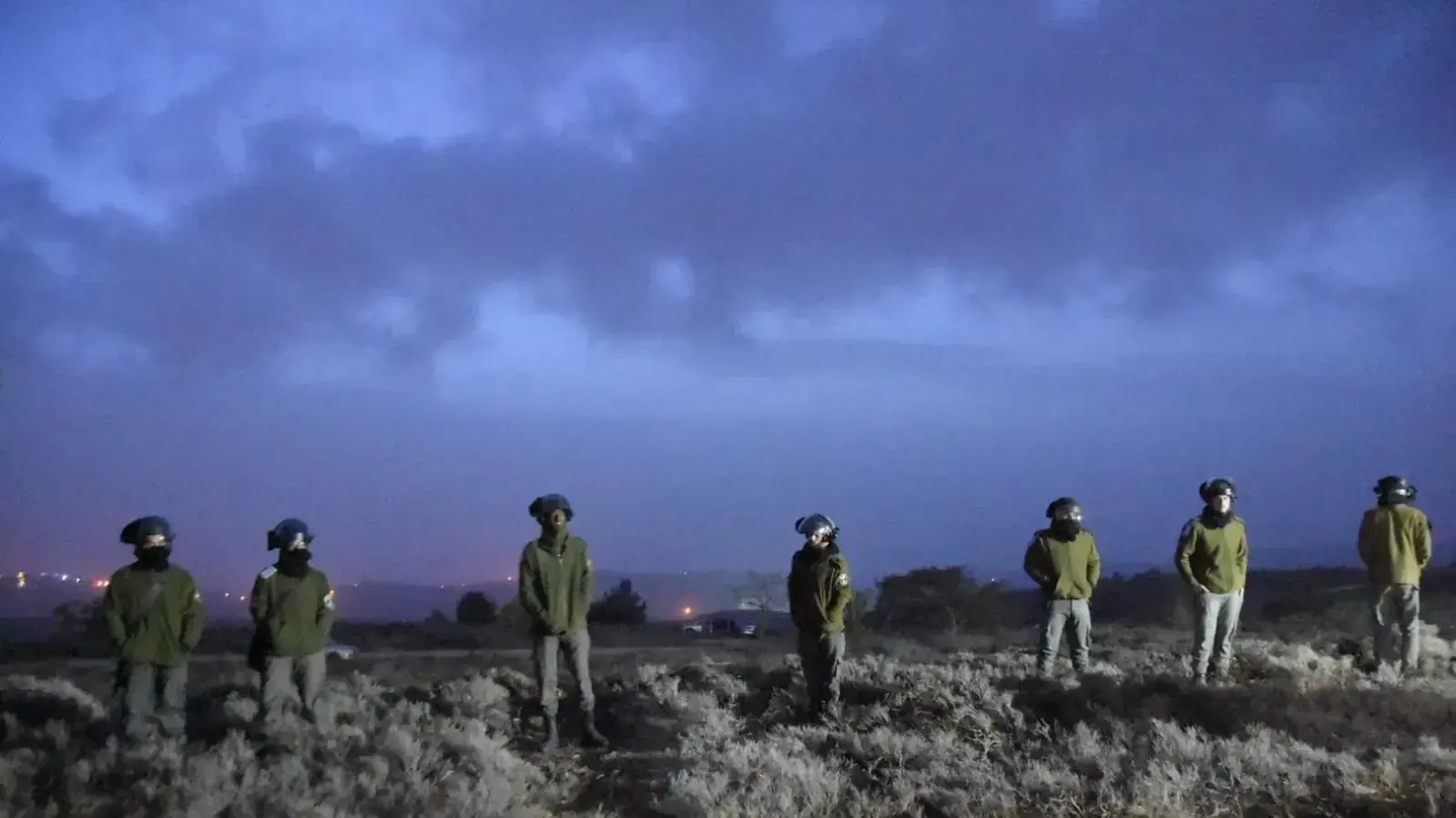 שוטרים בפינוי מאחז עמונה, 3 בינואר 2019