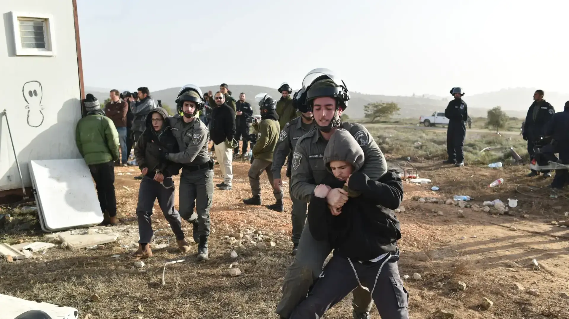 פינוי עמונה 3 בינואר 2019 