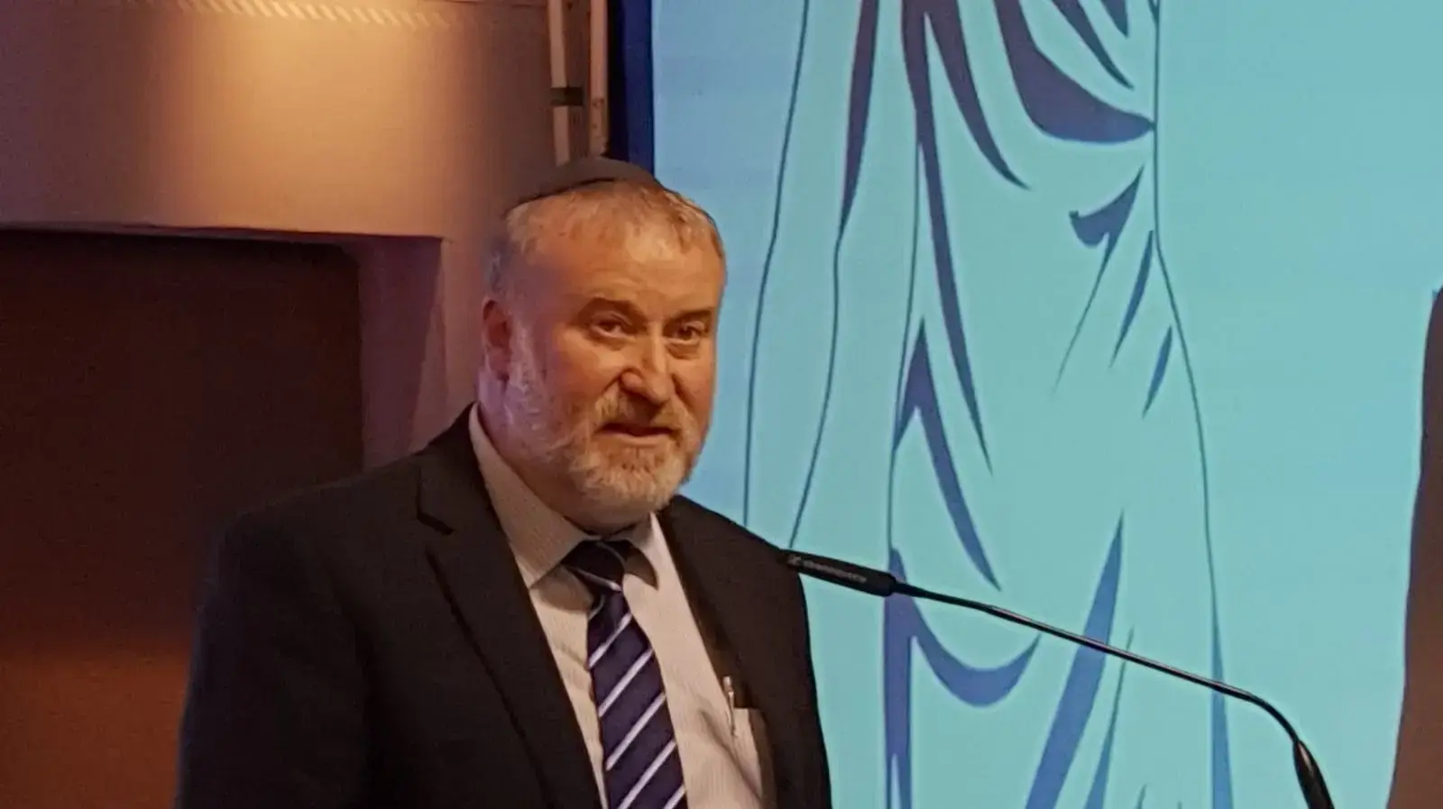 היועץ המשפטי לממשלה אביחי מנדלבליט בכנס השנתי של העמותה למשפט ציבורי, מלון דן כרמל, 3 בינואר 2019