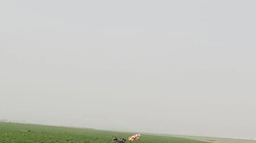 טיפול בצרור בלונים שאותרו במועצה האזורית נגב 6 בינואר 2018 טיפול בצרור בלונים שאותרו במועצה האזורית נגב 6 בינואר 2018