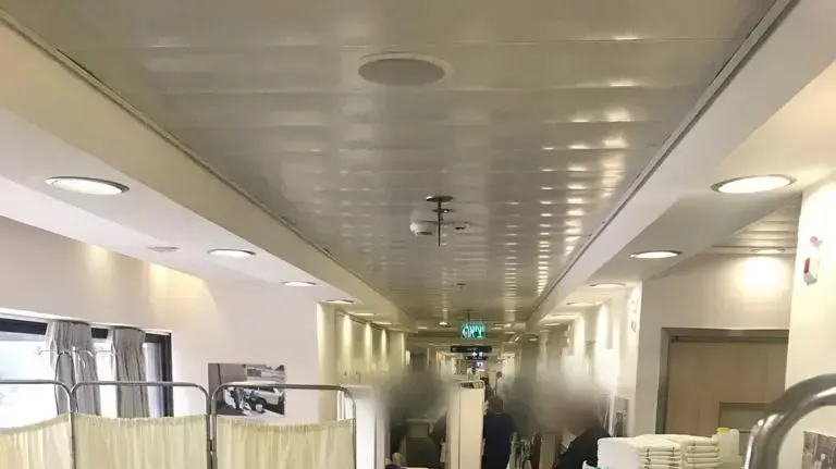 צפיפות בבתי החולים 
