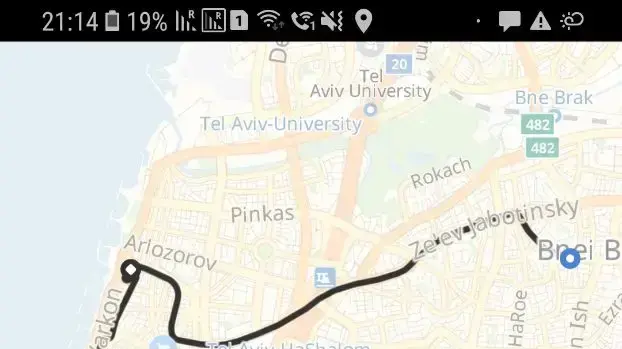 צילום מסך מתוך אפליקציית יאנגו צילום מסך מתוך אפליקציית יאנגו