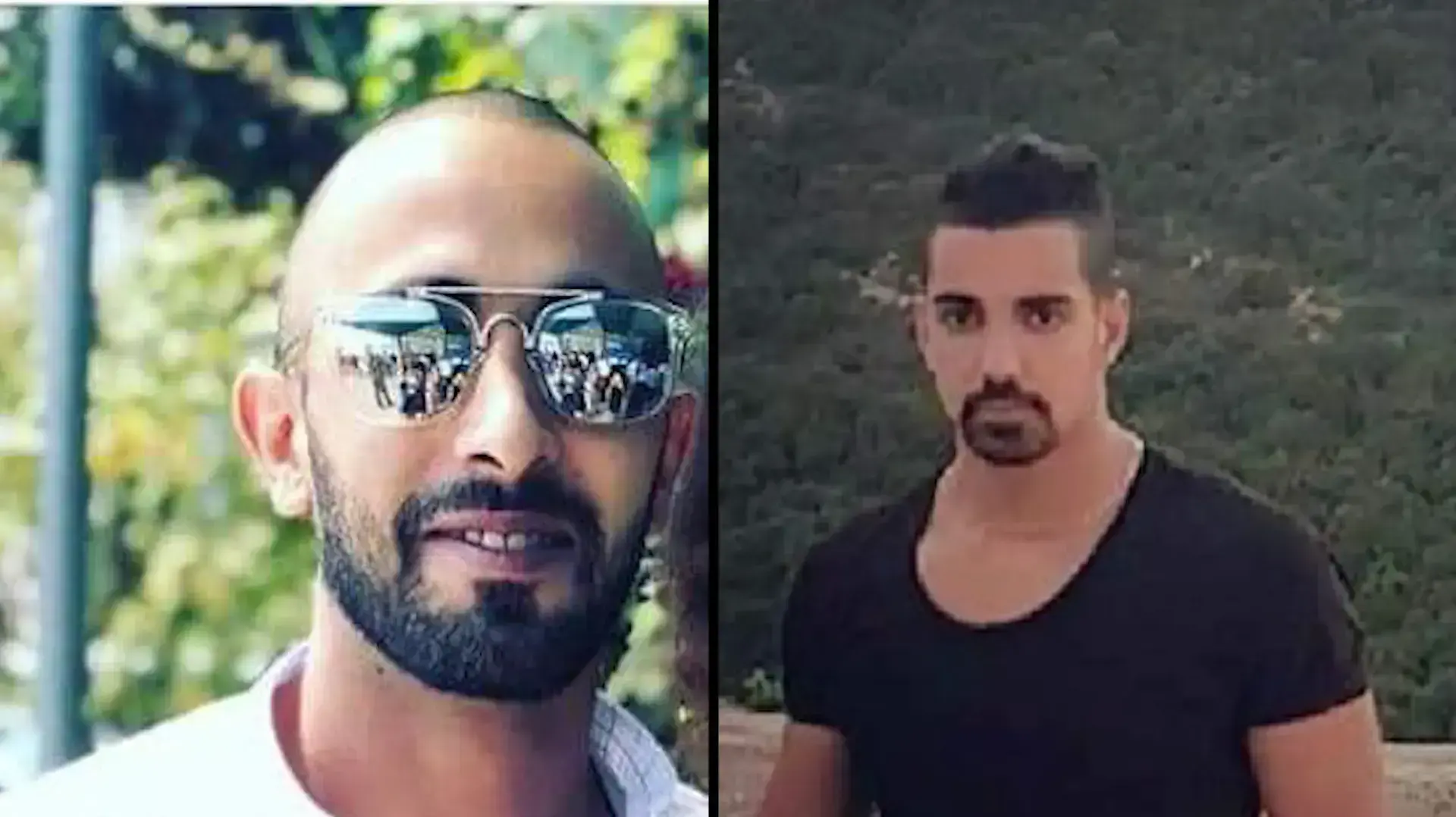 תימור חטיב ושאדי חיר מבית ג'ן שנהרגו בתאונת דרכים בכביש 4 סמוך לחיפה