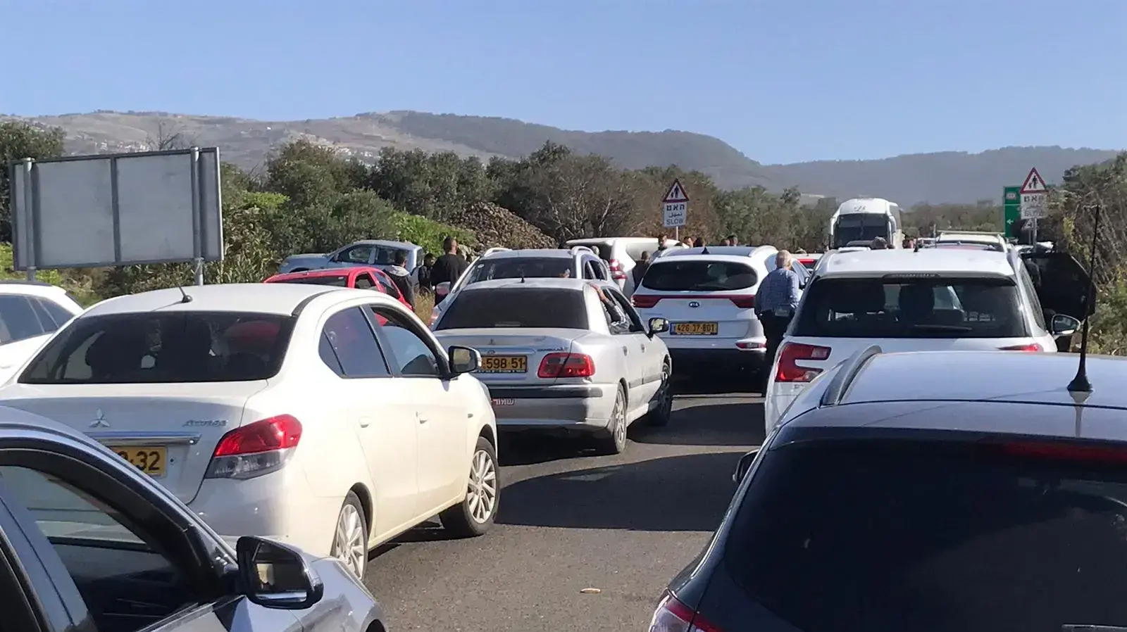 פקקים בגולן פקקים בגולן