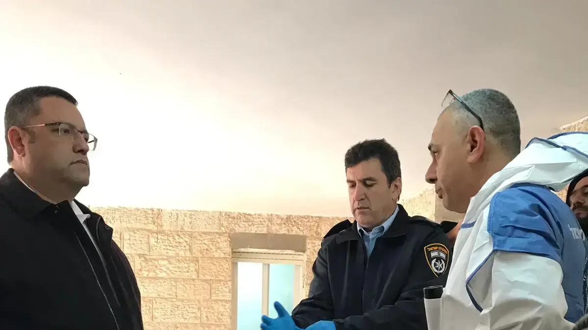 יורם הלוי, בזירת הרצח הכפול בירושלים 14 בינואר 2018 