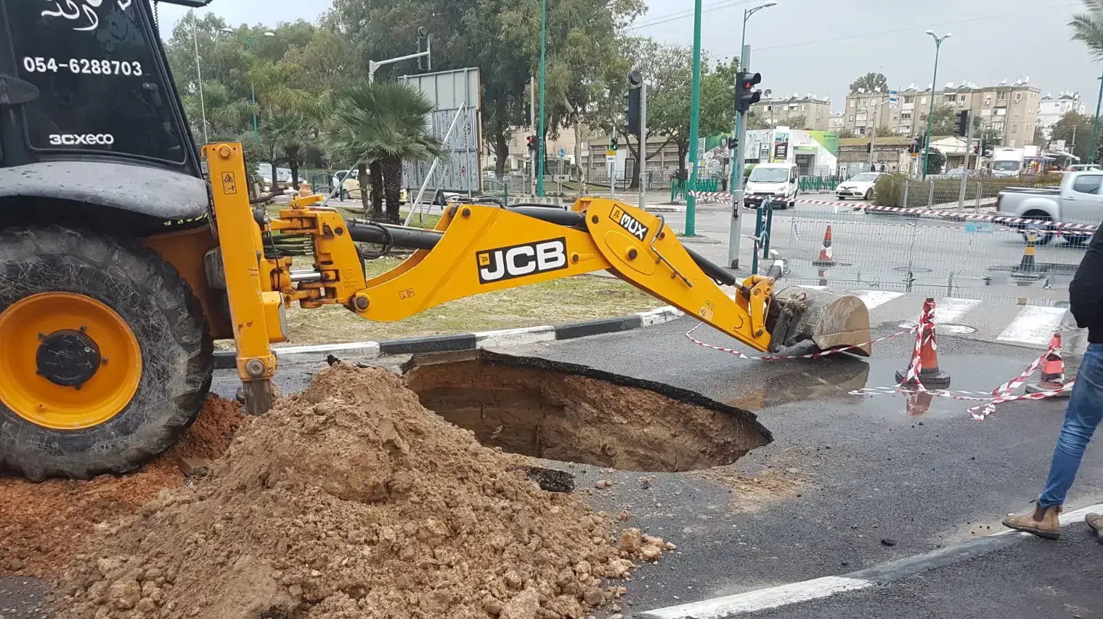 בולען בקרית ים, 14 ינואר 2019 בולען בקרית ים, 14 ינואר 2019