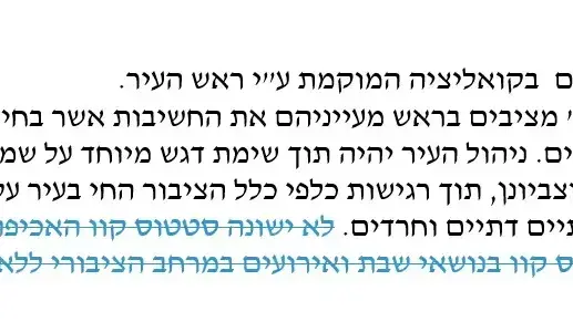 הסעיפים שנמחקו מטיוטת ההסכם בין ראש העיר ליאון לקואליציה בירושלים הסעיפים שנמחקו מטיוטת ההסכם בין ראש העיר ליאון לקואליציה בירושלים