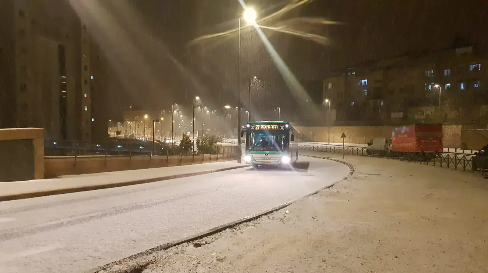 שלג בירושלים 16 בינואר 2019 שלג בירושלים 16 בינואר 2019