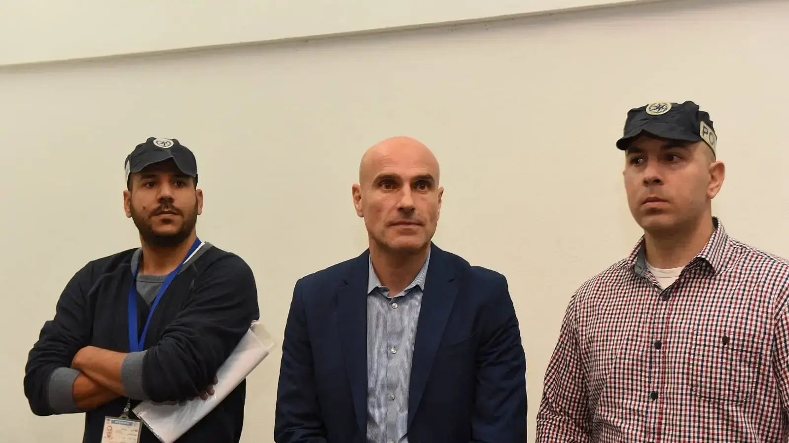 בכיר במערכת המשפט במהלך הארכת מעצרו בבית משפט השלום, ת"א 16 בינואר 2019 בכיר במערכת המשפט במהלך הארכת מעצרו בבית משפט השלום, ת"א 16 בינואר 2019