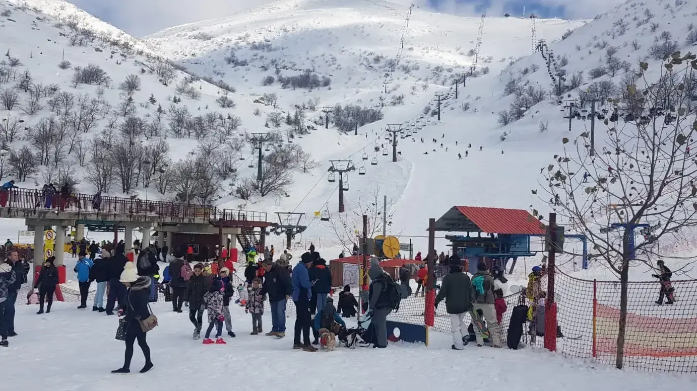 גולשים באתר החרמון 18/1/2019 גולשים באתר החרמון 18/1/2019