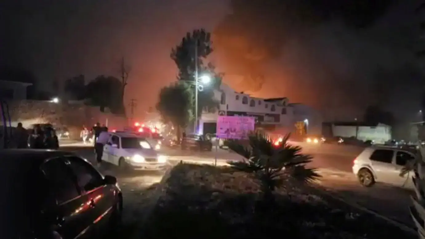 זירת פיצוץ צינור גז ליד חברת פטרולאוס במקסיקו ב-19 בינאור 2019 זירת פיצוץ צינור גז ליד חברת פטרולאוס במקסיקו ב-19 בינאור 2019