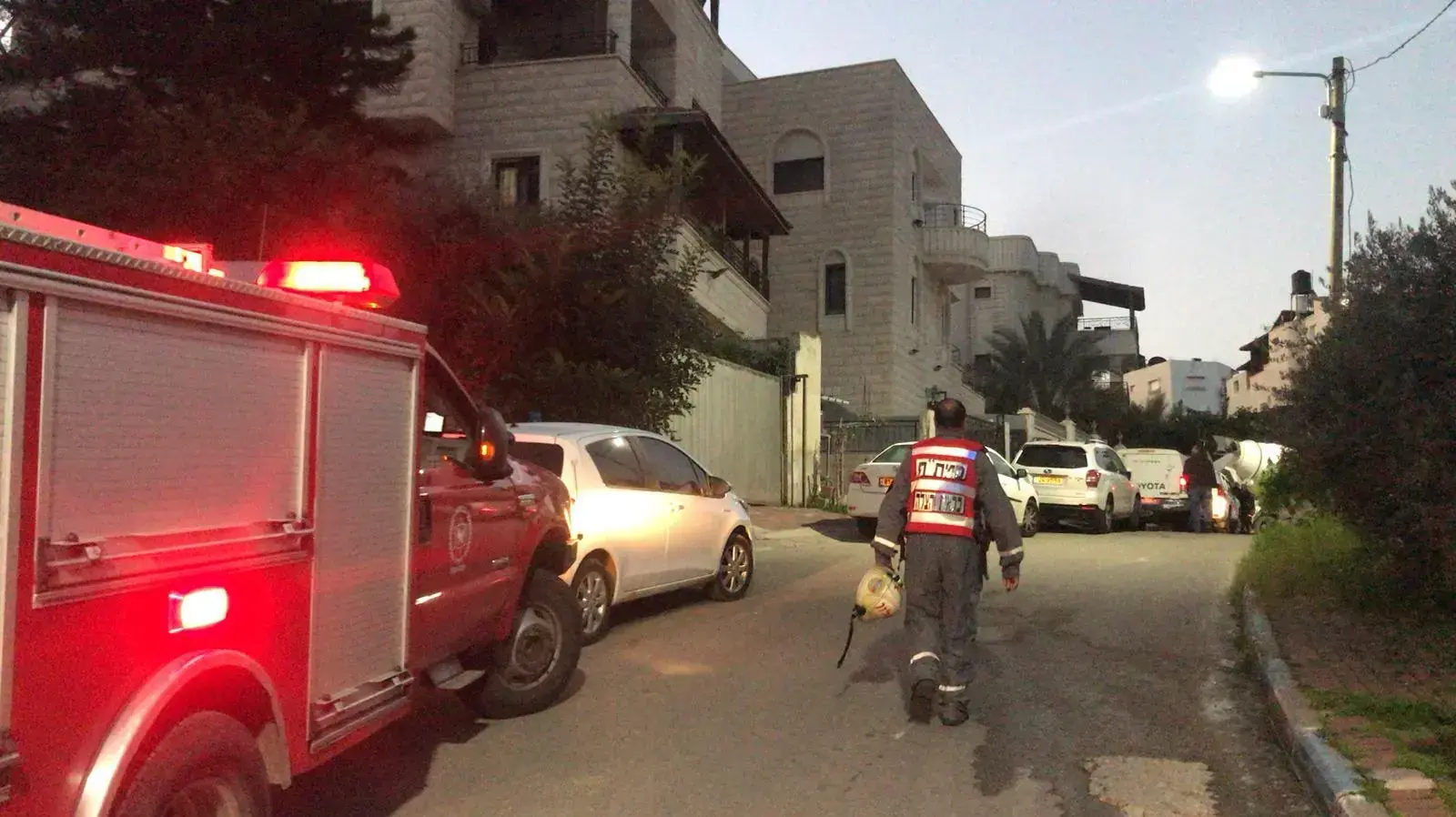שריפה בכפר קאסם - 25/1/19 שריפה בכפר קאסם - 25/1/19