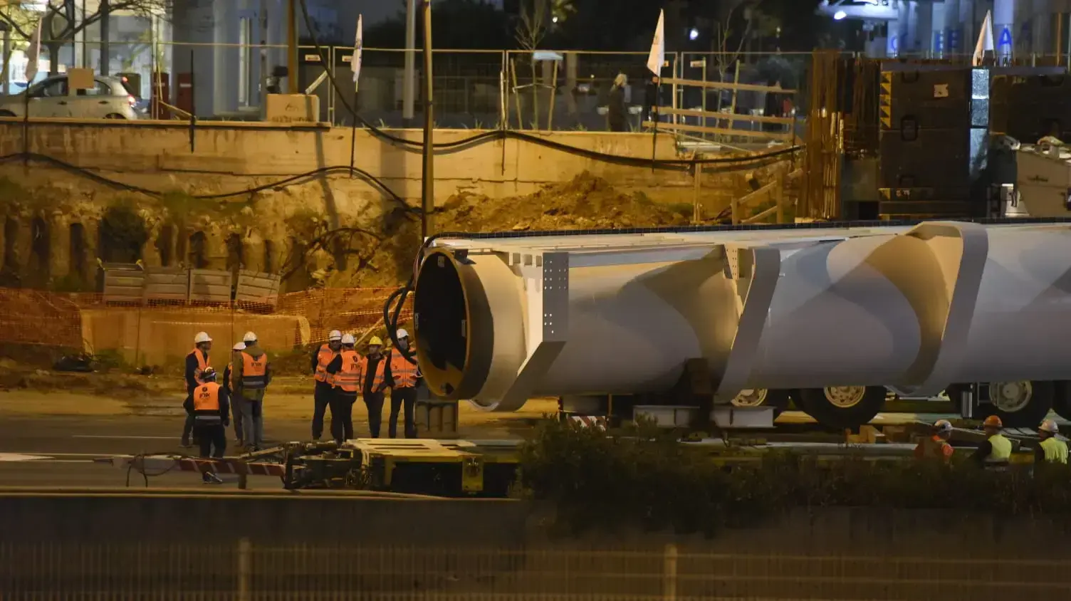 עבודות להקמת גשר יהודית בתל אביב וסגירת נתיבי איילון, 25 בינואר 2019 עבודות להקמת גשר יהודית בתל אביב וסגירת נתיבי איילון, 25 בינואר 2019