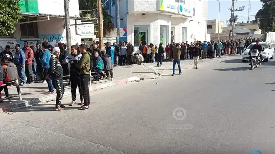 העברת הכסף הקטארי למשפחות נזקקות ברצועת עזה 