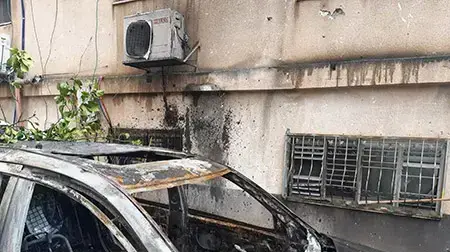 הנזק שנגרם כתוצאה מקטטה בין שתי משפחות בכפר מנדא על רקע תוצאות הבחירות המקומיות שנגררה לאלימות, 28 בינואר 2019 הנזק שנגרם כתוצאה מקטטה בין שתי משפחות בכפר מנדא על רקע תוצאות הבחירות המקומיות שנגררה לאלימות, 28 בינואר 2019