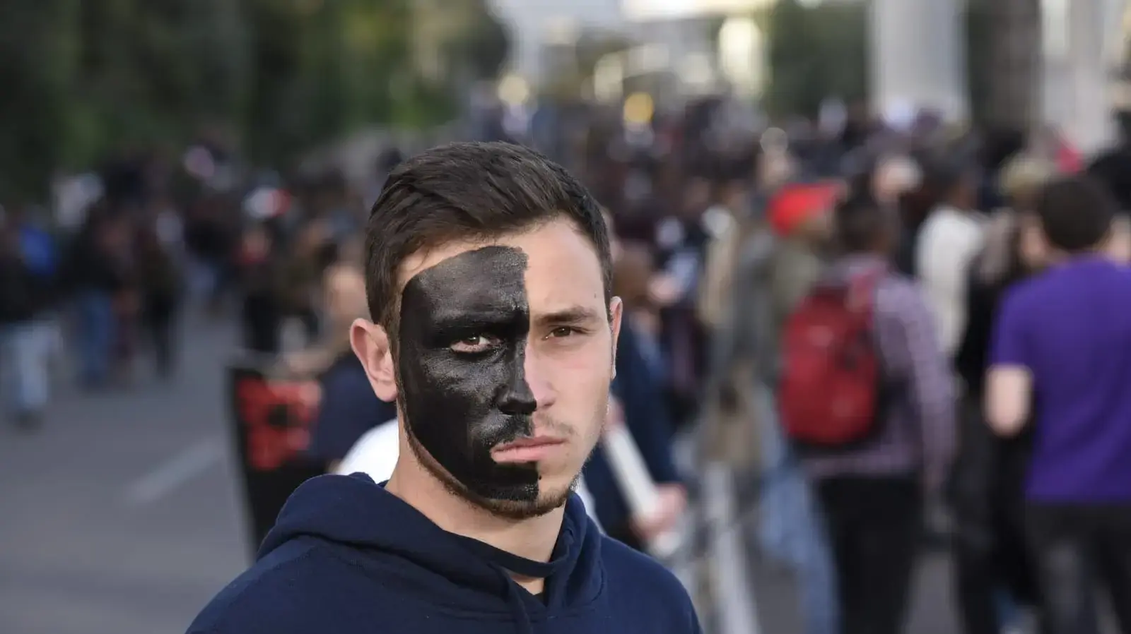 חסימת נתיבי איילון בהפגנת מחאה של בני העדה האתיופית על הריגתו של יהודה ביאדגה, צומת עזריאלי ת"א, 30 בינואר 2019 חסימת נתיבי איילון בהפגנת מחאה של בני העדה האתיופית על הריגתו של יהודה ביאדגה, צומת עזריאלי ת"א, 30 בינואר 2019