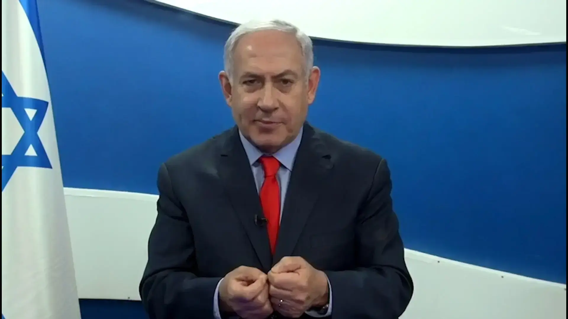 בנימין נתניהו בסרטון נגד אביחי מנדלבליט בפייסבוק בנימין נתניהו בסרטון נגד אביחי מנדלבליט בפייסבוק