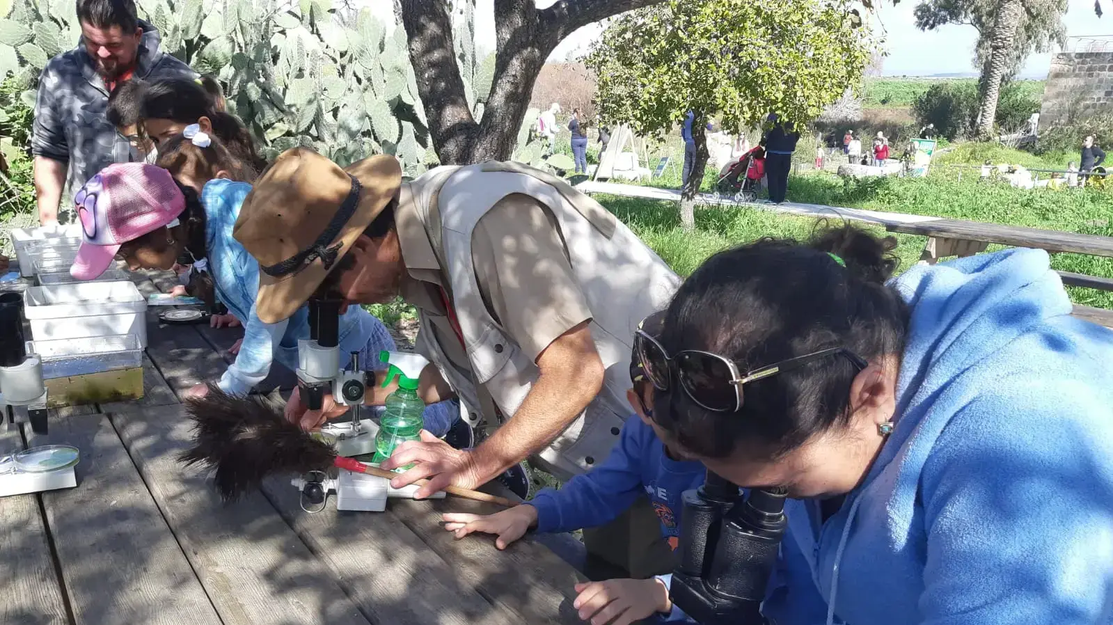 פעילות לרגל היום הבינלאומי לשמירה על בתי גידול מימיים בשמורת הטבע עין אפק 2 בפברואר 2018 