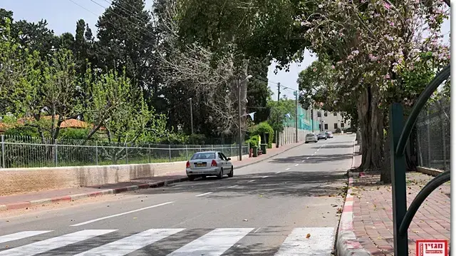 מעבר חצייה צבוע בזכרון יעקב מעבר חצייה צבוע בזכרון יעקב