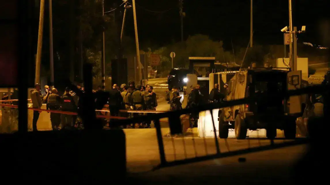 זירת הפיגוע ליד מחסום ג'למה, 4 בפברואר 2019 זירת הפיגוע ליד מחסום ג'למה, 4 בפברואר 2019