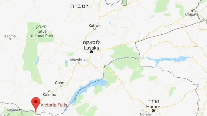 מפה - מפלי ויקטוריה, זמביה
מפה - מפלי ויקטוריה, זמביה