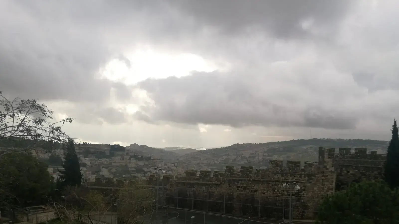מזג אויר חורפי בירושלים, 7 בפברואר 2019 מזג אויר חורפי בירושלים, 7 בפברואר 2019
