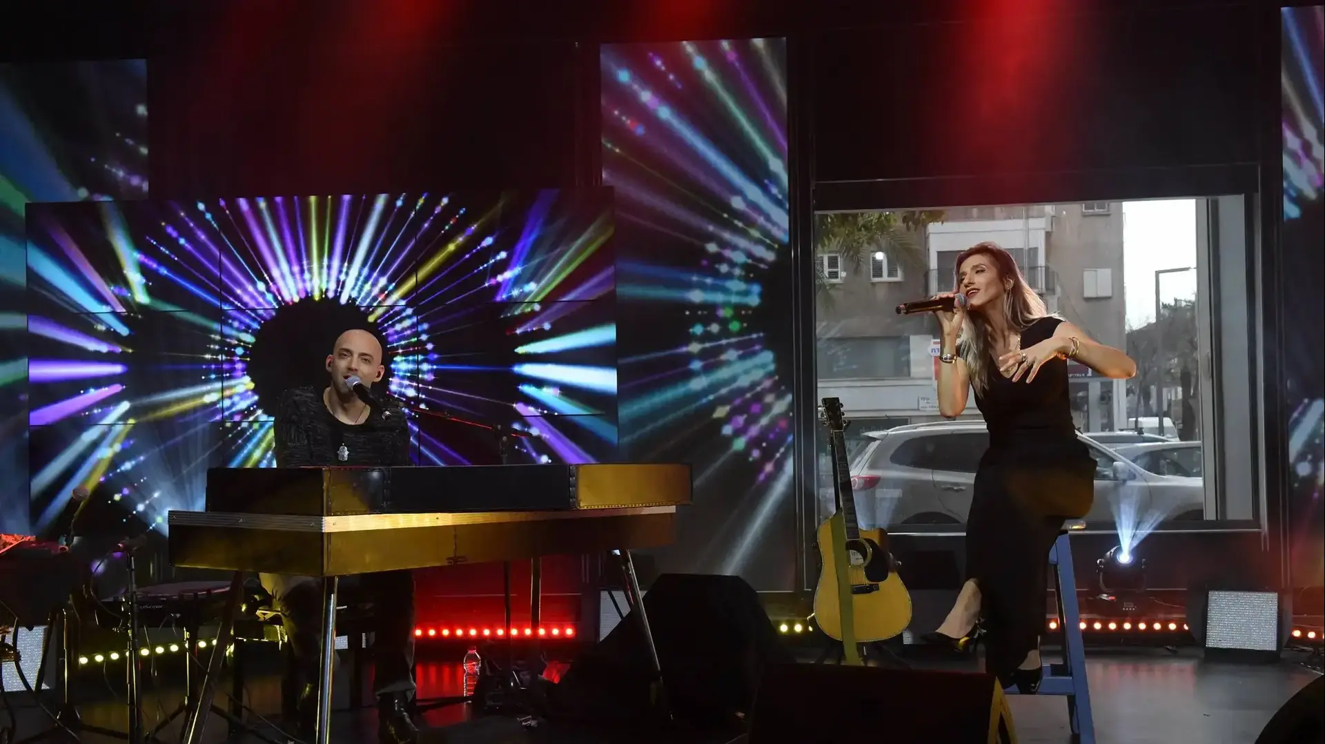 מאיה אברהם ועידן רייכל באולפן וואלה, 7.2.2019 מאיה אברהם ועידן רייכל באולפן וואלה, 7.2.2019