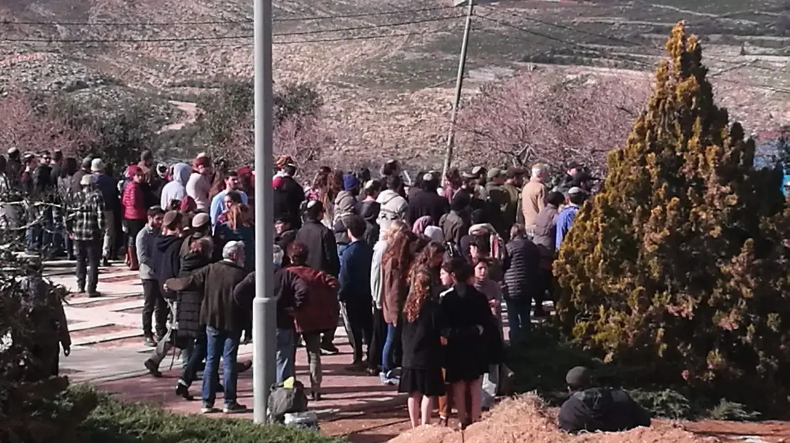 הלווית אורי אנסבכר בתקוע, 8 בפברואר 2019 הלווית אורי אנסבכר בתקוע, 8 בפברואר 2019