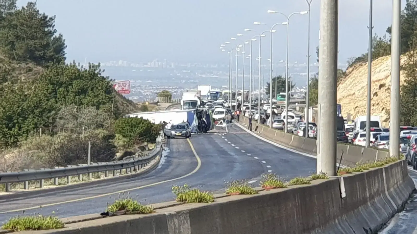 לכודים באוטובוס בצומת בית חורון, 10.2.2019 לכודים באוטובוס בצומת בית חורון, 10.2.2019
