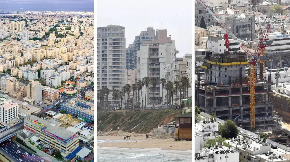 מפוצלת בת ים, רמת גן, בני ברק לכתבה על מדד החיים בערים הגדולות
