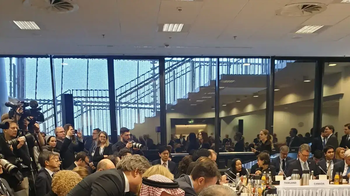 מושב פתיחה הועידה הבינלאומית בוורשה, פברואר 2019 מושב פתיחה הועידה הבינלאומית בוורשה, פברואר 2019