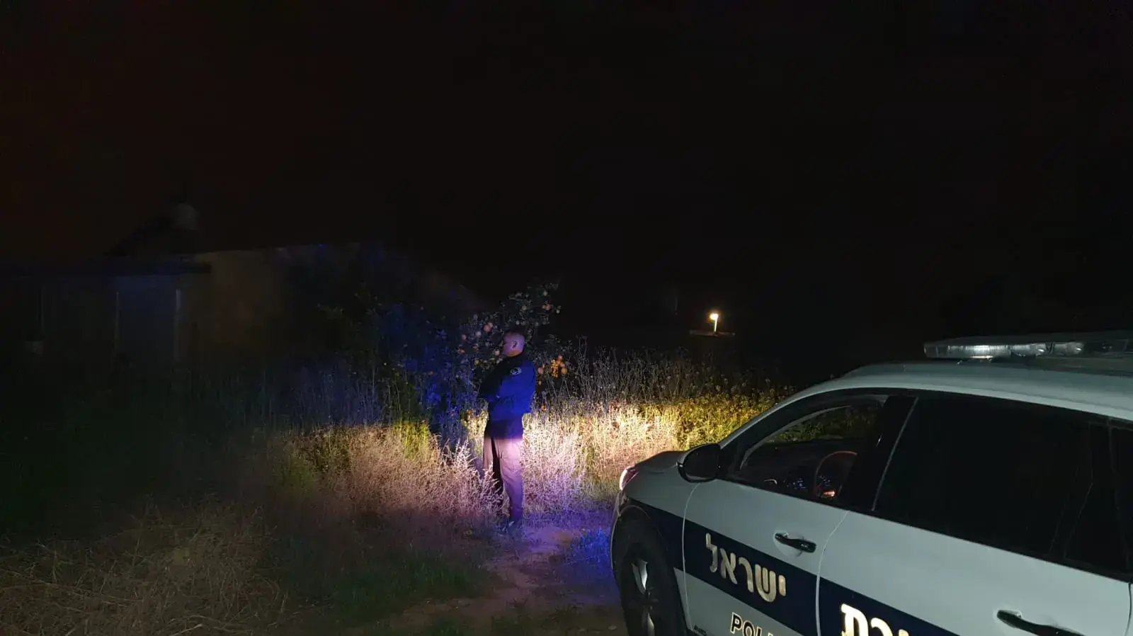 כוחות משטרה במועצה האזורית מרחבים, באזור בו נמצא הבלון החשוד 
