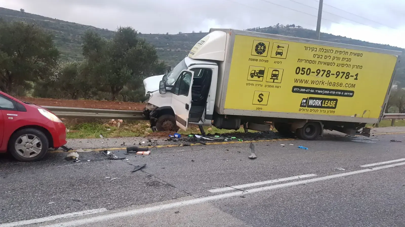 תאונה ליד עלי שבשומרון תאונה ליד עלי שבשומרון