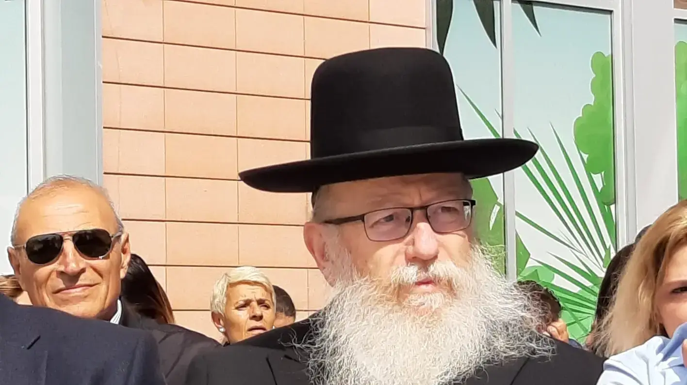 שר הבריאות יעקב ליצמן בחנוכת מחלקת ילדים בבי"ח ברזילי אשקלון, 20 בפברואר 2019