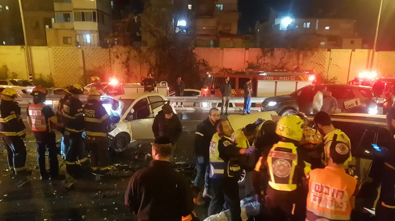 תאונת דרכים בכביש גהה 21 פברואר 2019