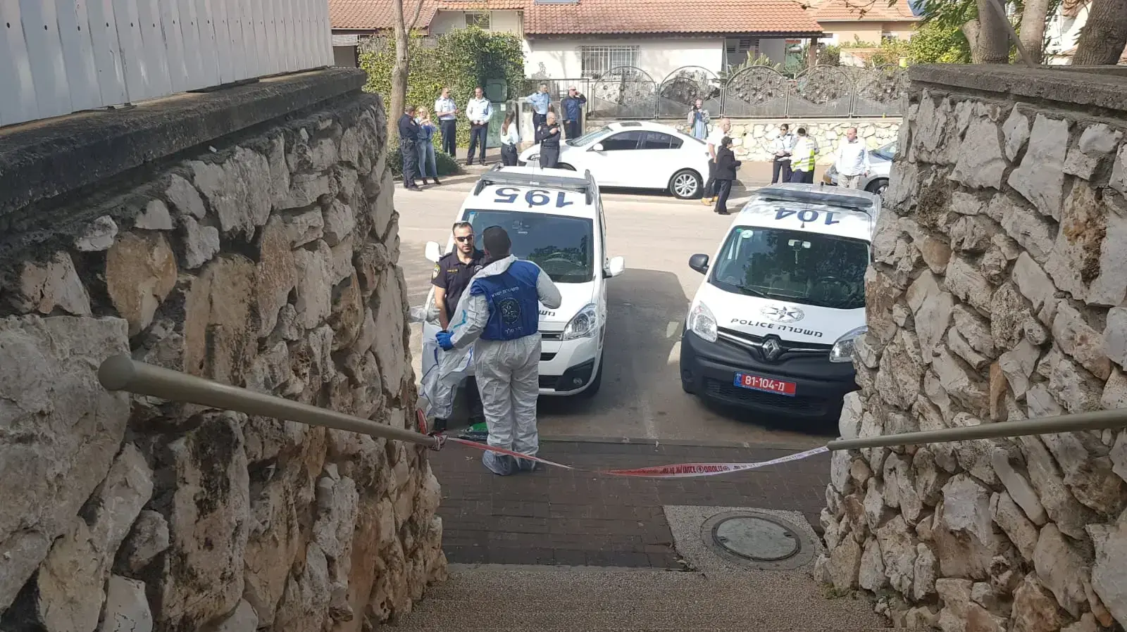 זירת הרצח בכרמיאל זירת הרצח בכרמיאל