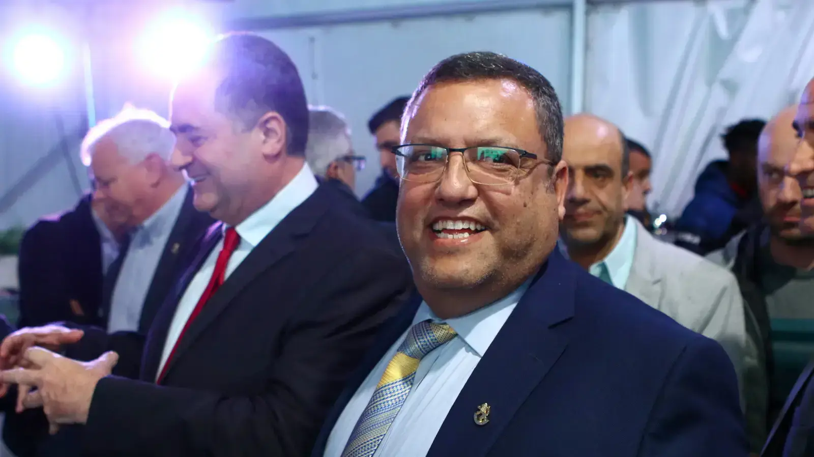 משה ליאון ראש העיר ירושלים עם ישראל כץ שר התחבורה משה ליאון ראש העיר ירושלים עם ישראל כץ שר התחבורה