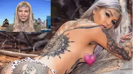 אמבר לוק שעברה ניתוחים פלסטיים להראות כמו דרקון אמבר לוק שעברה ניתוחים פלסטיים להראות כמו דרקון