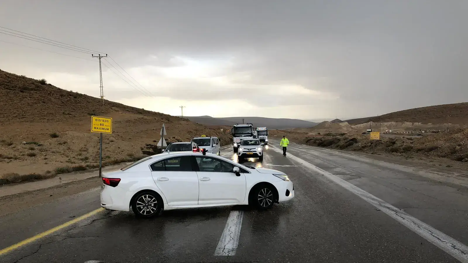 חסימות כבישים בדרום בעקבות מזג האוויר, 5 במרץ 2019 חסימות כבישים בדרום בעקבות מזג האוויר, 5 במרץ 2019