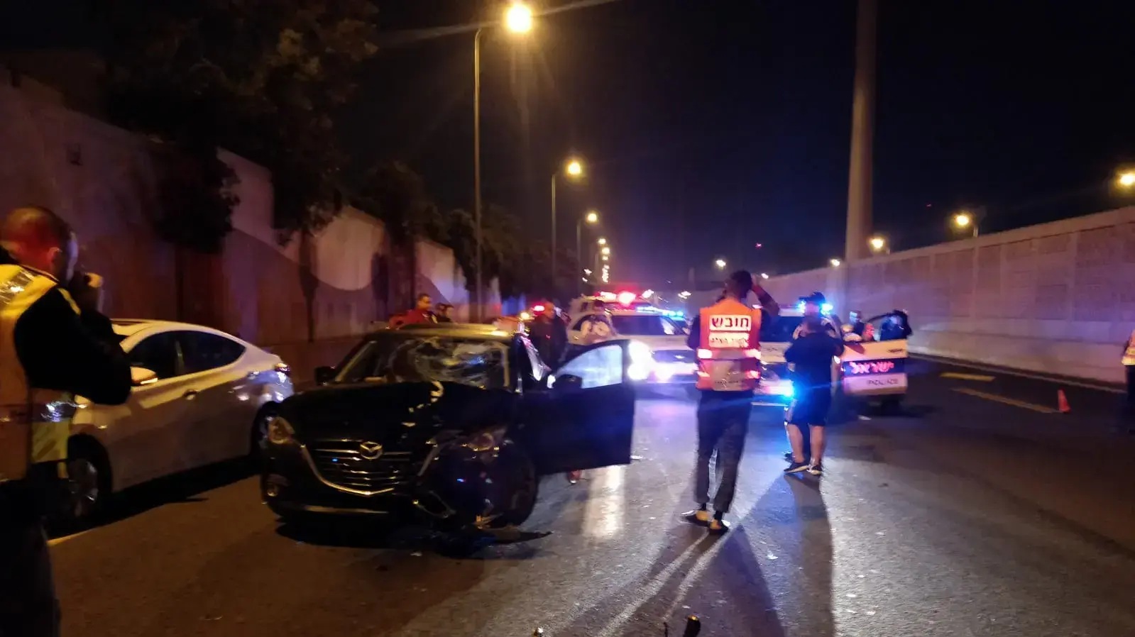 תאונת דרכים עם הרוג בכביש 20 מחלף קוממיות סמוך לחולון - 6 למרץ 