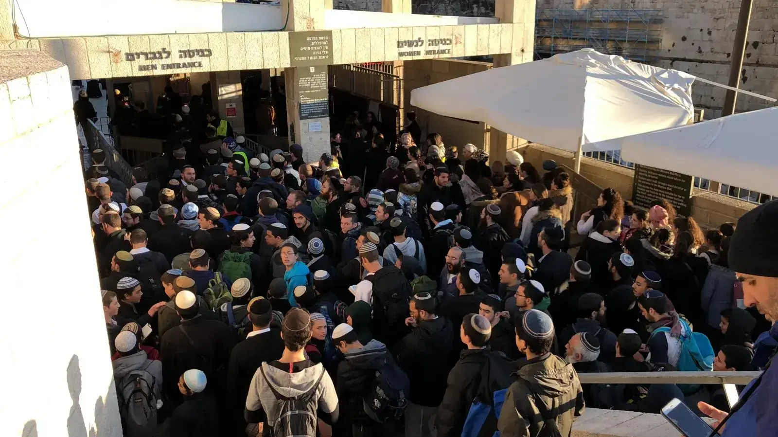 נשות הכותל, חרדים, תפילת בוקר 8 מרץ 2019 נשות הכותל, חרדים, תפילת בוקר 8 מרץ 2019
