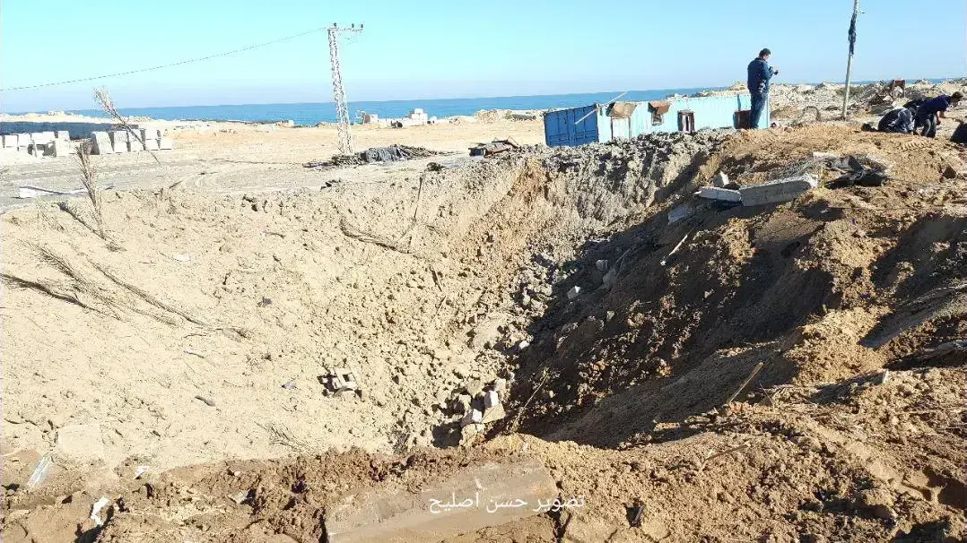 תוצאות תקיפת צה"ל בחאן יונס ברצועת עזה 9.3.19 תוצאות תקיפת צה"ל בחאן יונס ברצועת עזה 9.3.19
