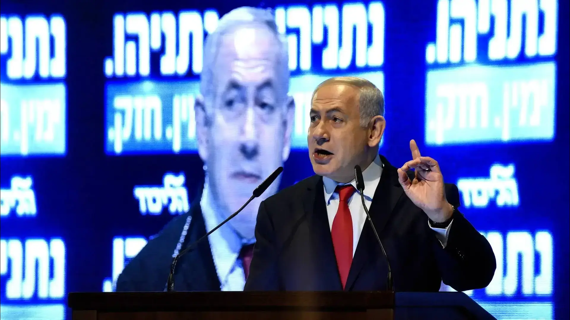 ראש הממשלה בנימין נתניהו בכנס בחירות 2019 בבאר שבע , מרץ 2019 ראש הממשלה בנימין נתניהו בכנס בחירות 2019 בבאר שבע , מרץ 2019