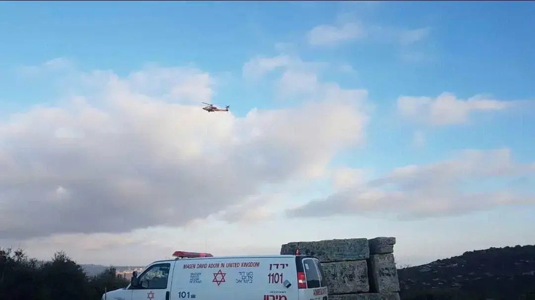 זירת התרסקות מסוק של חברת חשמל שביצע עבודות על קו מתח בין הישוב מירון להר מירון התרסק על צלע ההר 11 במרץ 2019 זירת התרסקות מסוק של חברת חשמל שביצע עבודות על קו מתח בין הישוב מירון להר מירון התרסק על צלע ההר 11 במרץ 2019