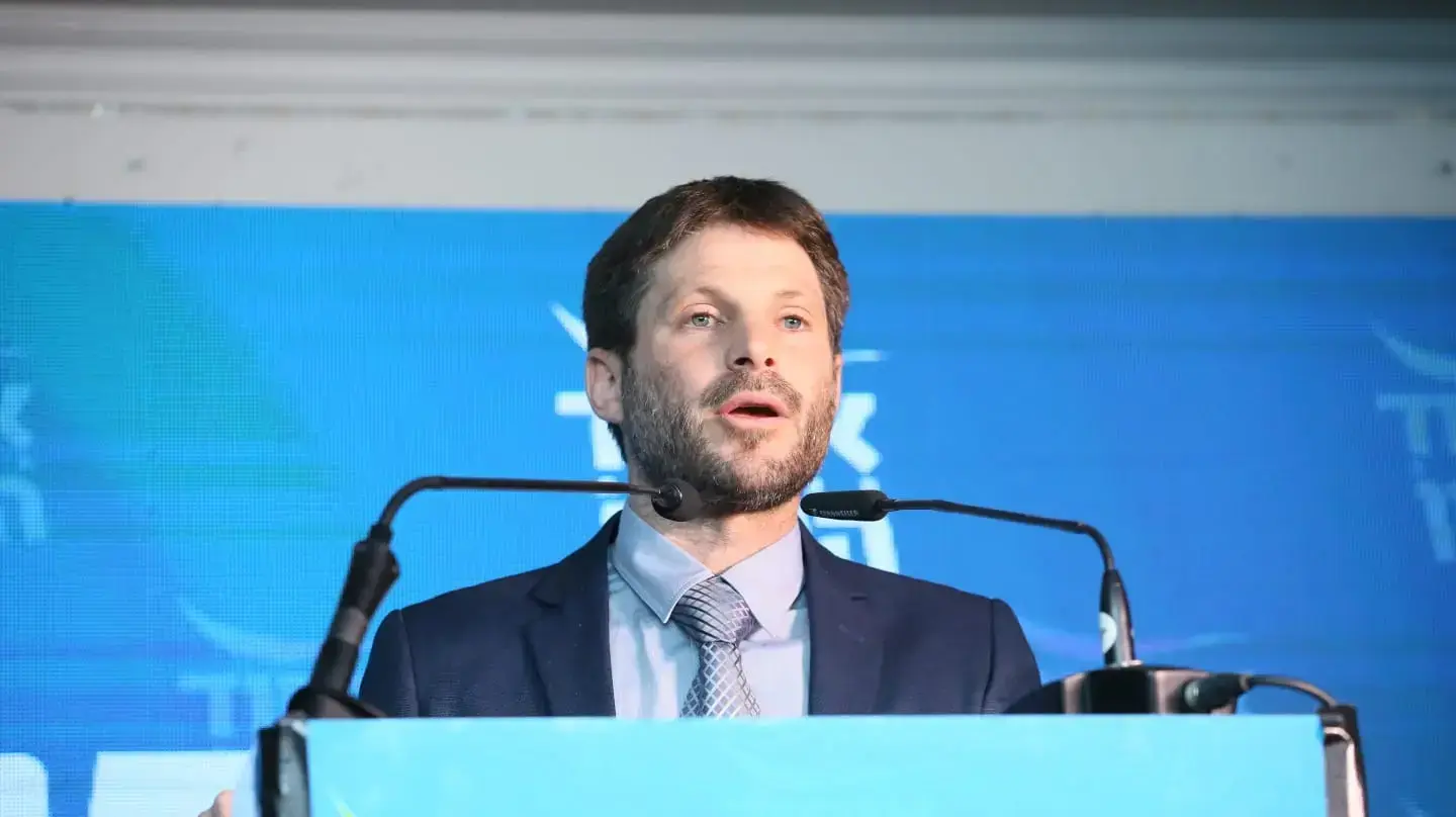בצלאל סמוטריץ' בכנס השקת קמפיין איחוד מפלגות הימין - 11 מרץ 2019 בצלאל סמוטריץ' בכנס השקת קמפיין איחוד מפלגות הימין - 11 מרץ 2019