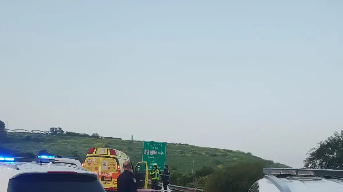 תאונה קטלנית בכביש 77 ביציאה מטבריה - 12 למרץ 2019 תאונה קטלנית בכביש 77 ביציאה מטבריה - 12 למרץ 2019