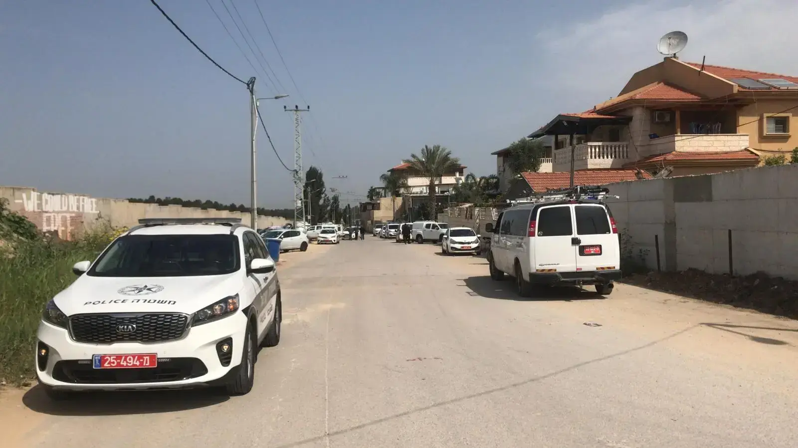 זירת רצח הצעירה בלוד, 13 במרץ 2019 זירת רצח הצעירה בלוד, 13 במרץ 2019