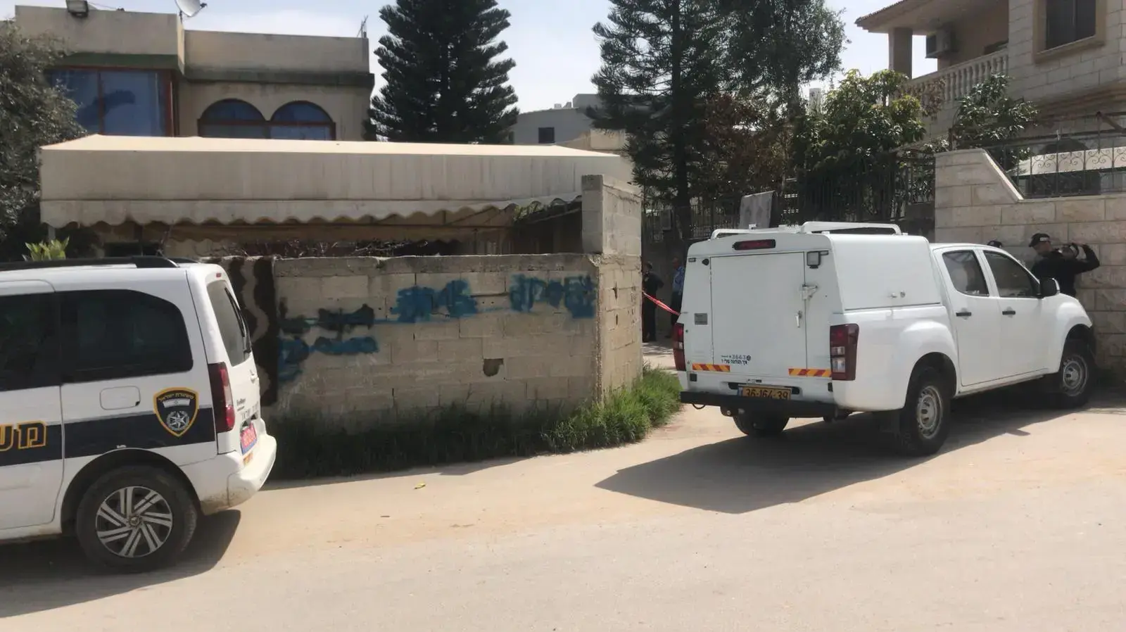 זירת רצח הצעירה בלוד, 13 במרץ 2019 זירת רצח הצעירה בלוד, 13 במרץ 2019